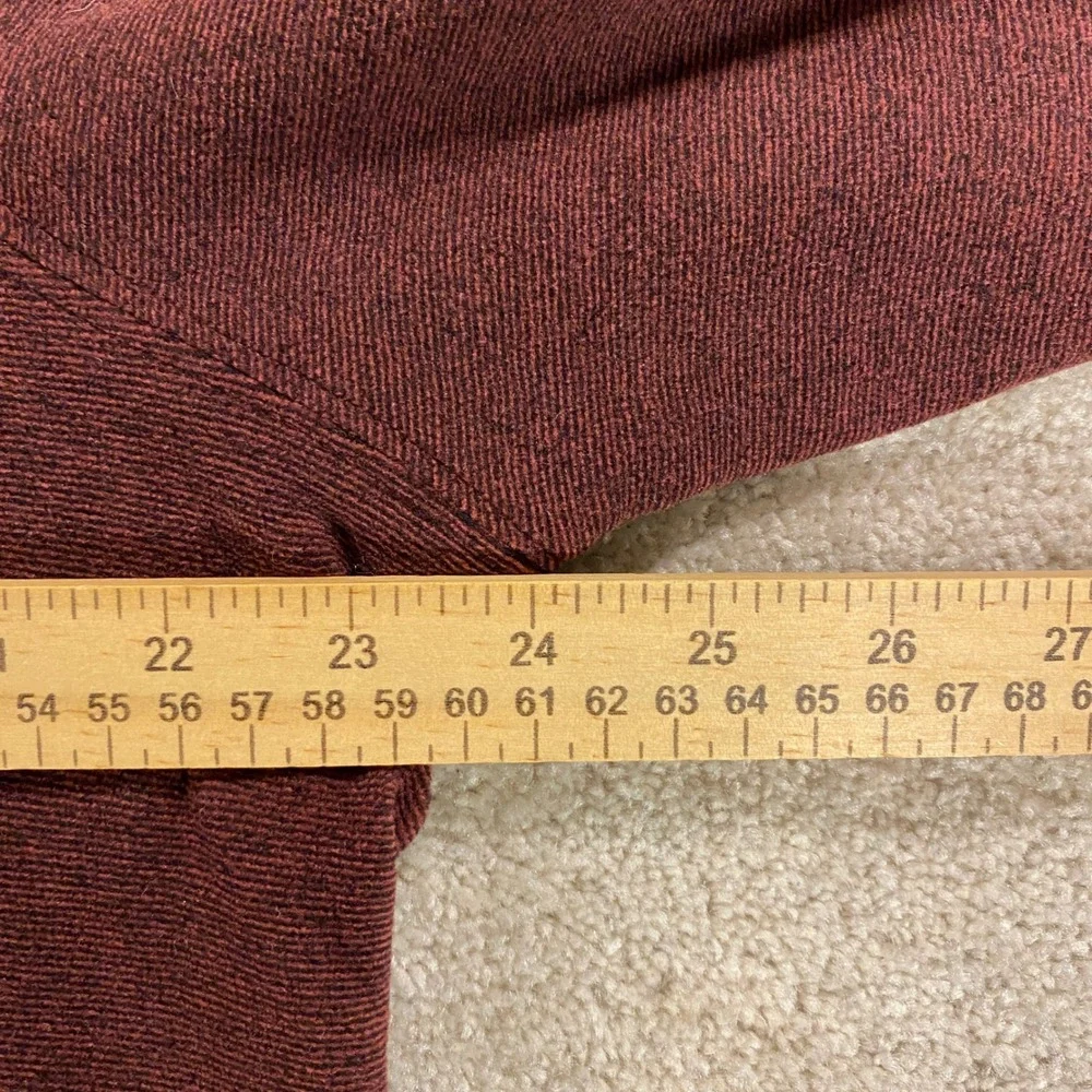 Sherpa Adventure Gear Pullover Womens XL Burgundy 1/4 Zip Fleece Thumbholes